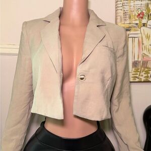 NIA cropped blazer